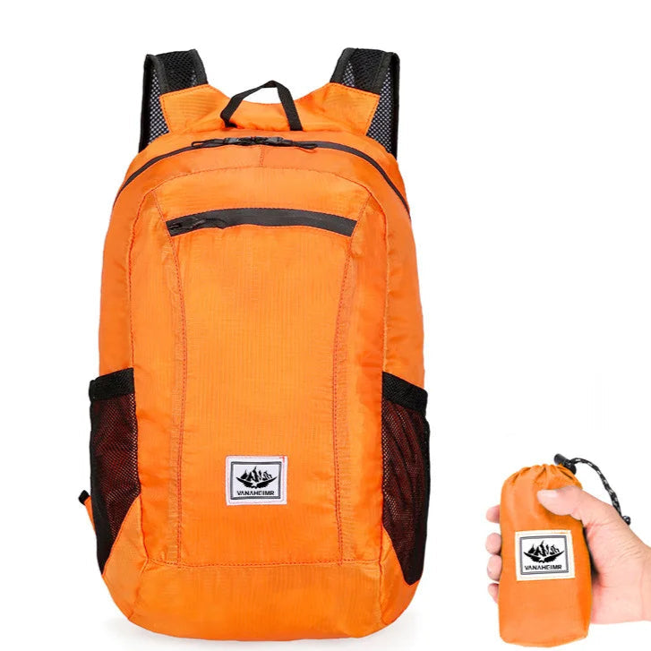 Luxury foldable travel backpack