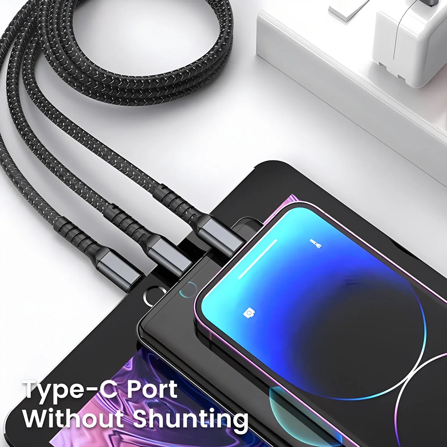 3-in-1 fast charger cable