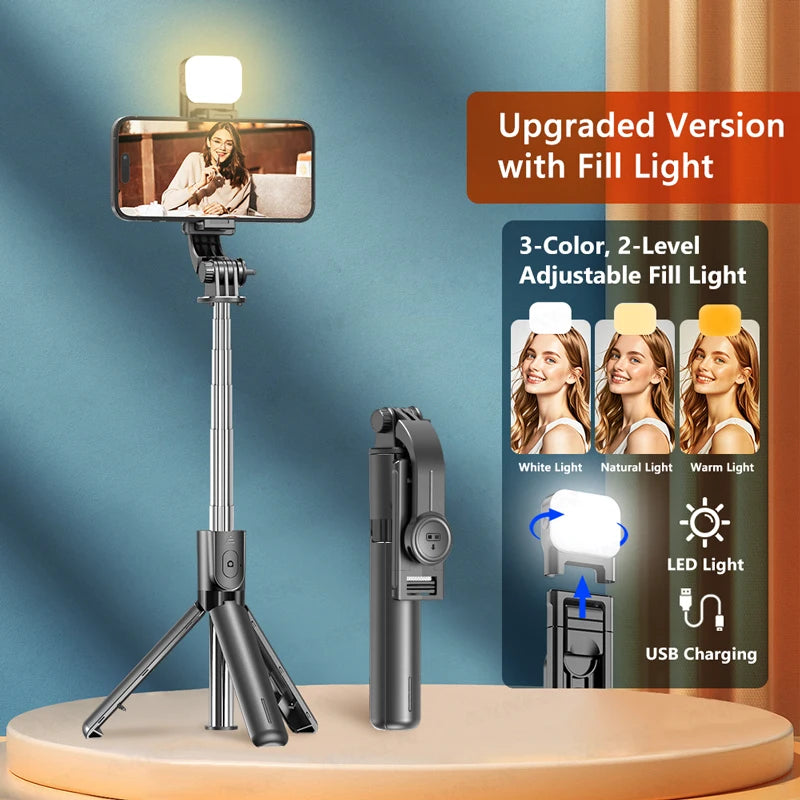 Luxury selfie stick tripod