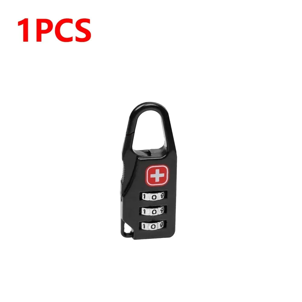 Portable combination padlock for travel