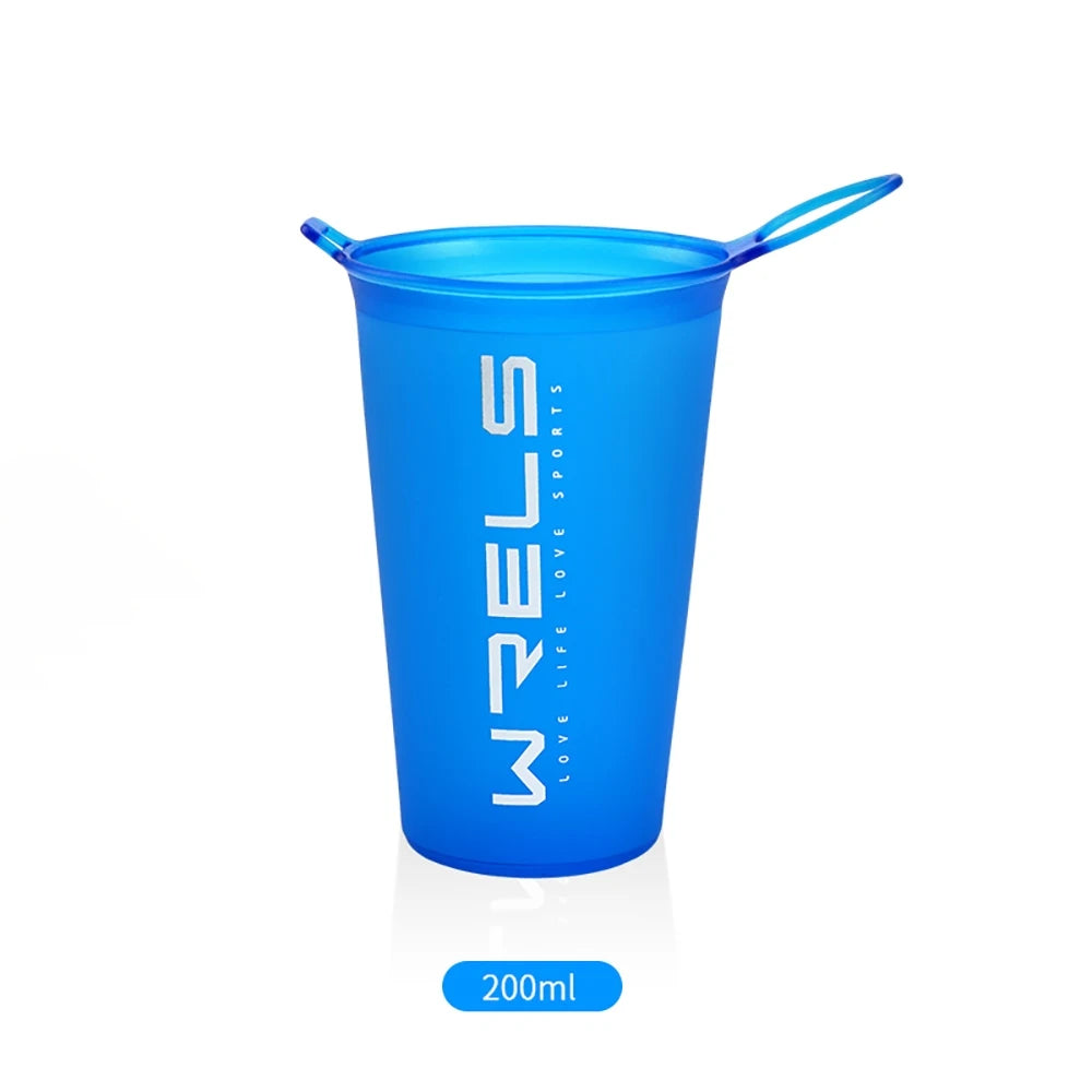 Foldable soft water bottle