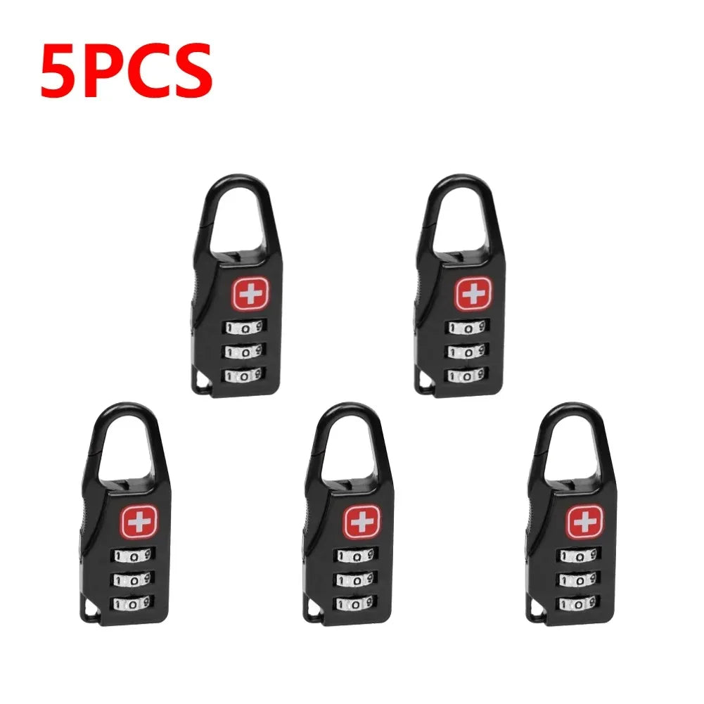 Portable combination padlock for travel