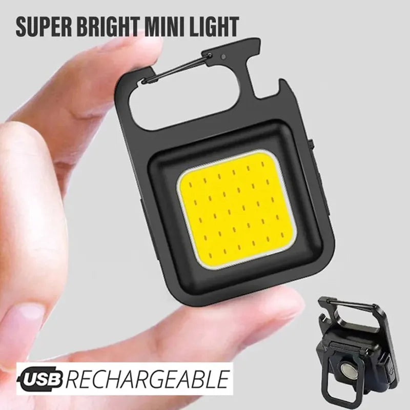 Mini keychain flashlight