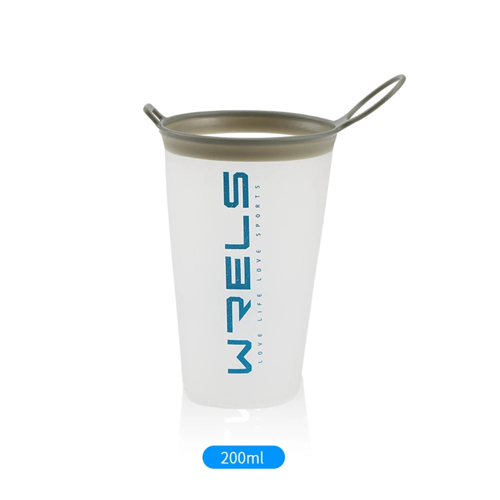 Foldable soft water bottle
