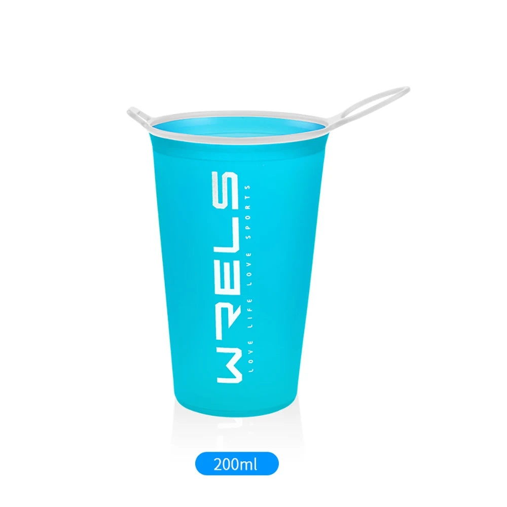 Foldable soft water bottle