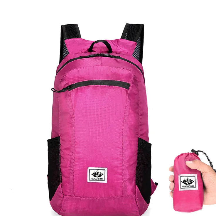Luxury foldable travel backpack