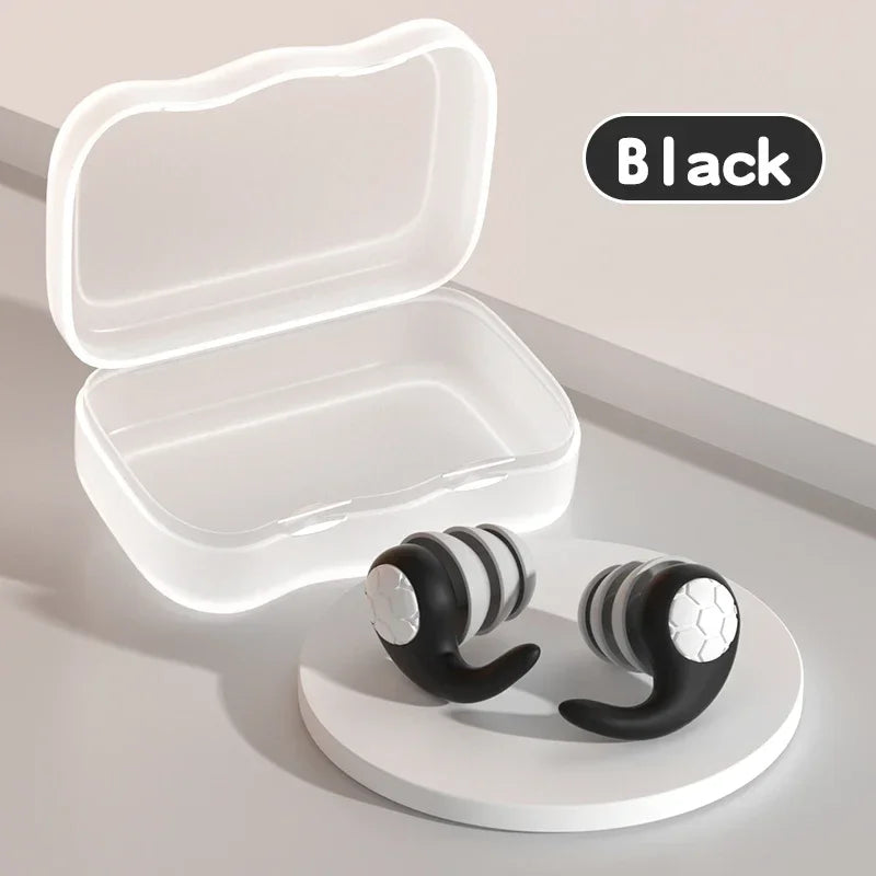 Soft reusable earplugs