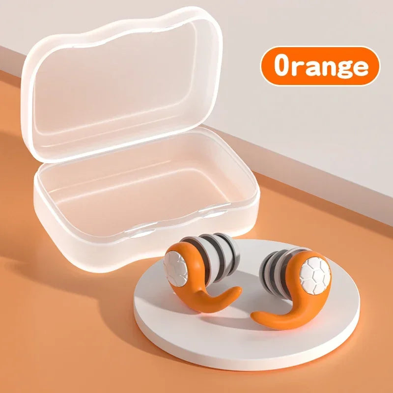 Soft reusable earplugs