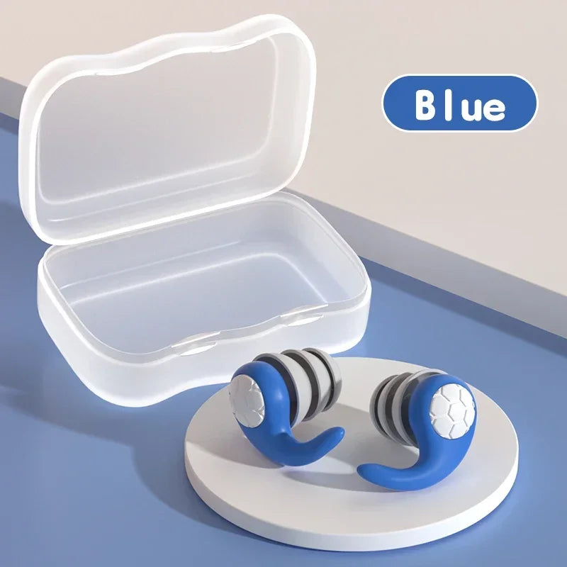 Soft reusable earplugs