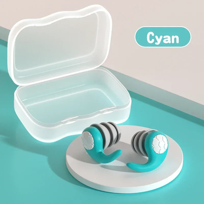 Soft reusable earplugs