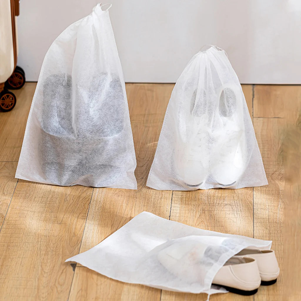 Durable shoe bags for packing luggage