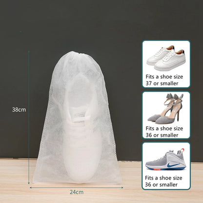 Durable shoe bags for packing luggage