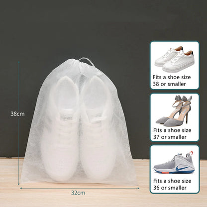 Durable shoe bags for packing luggage