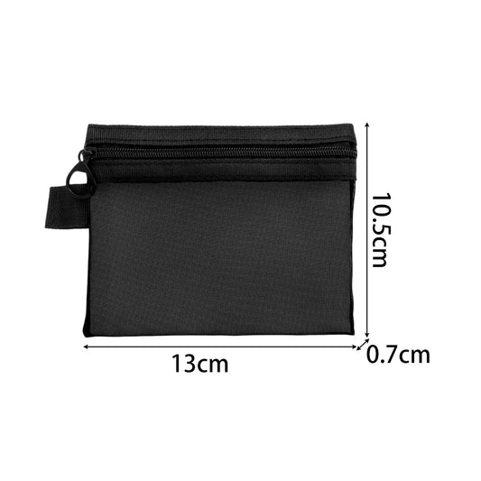 Mesh cosmetic travel organizer bags